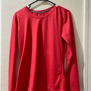 Nike watermelon pink long sleeve regular fit size medium